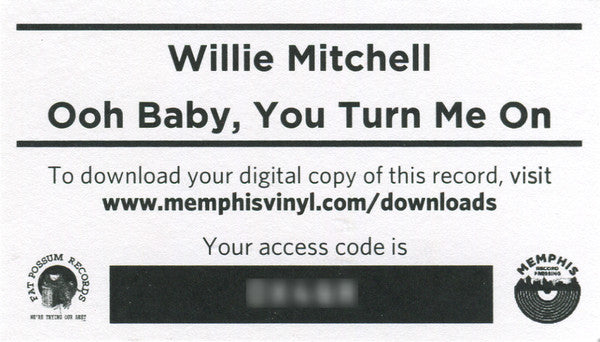 Willie Mitchell : Ooh Baby, You Turn Me On (LP, RE, Pur)