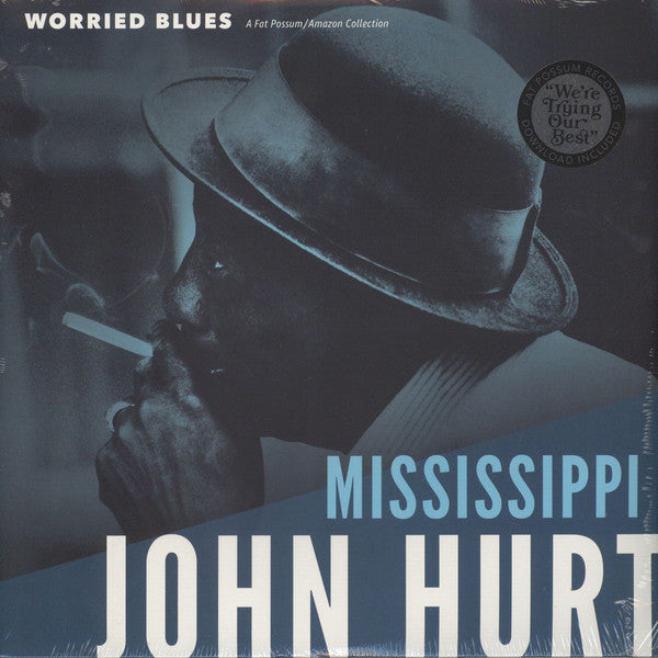 Mississippi John Hurt : Worried Blues (LP, Comp, RE)