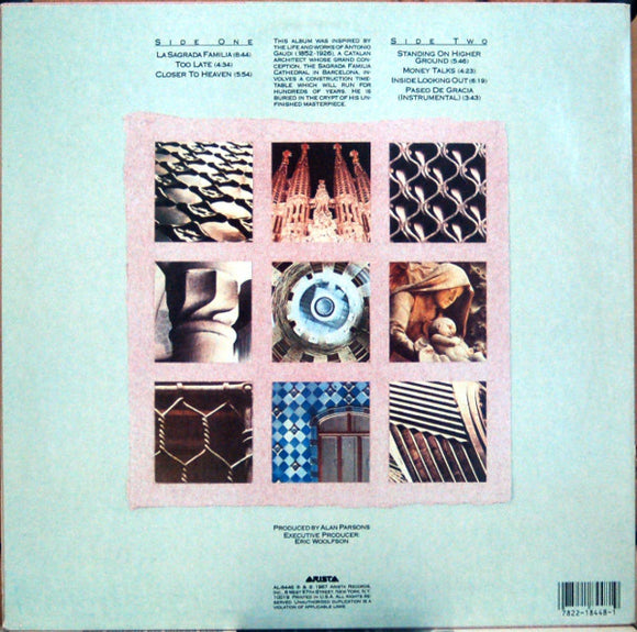 The Alan Parsons Project : Gaudi (LP, Album)