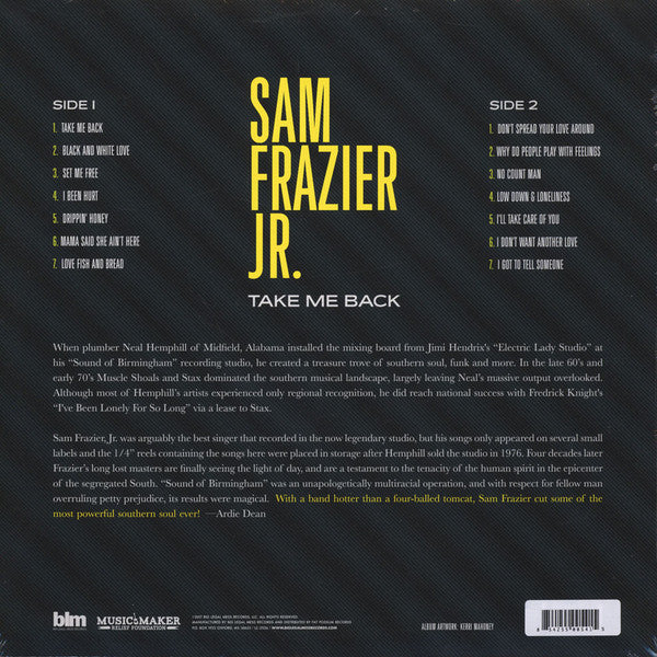 Sam Frazier Jr.* : Take Me Back (LP, Comp)