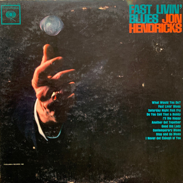 Jon Hendricks : Fast Livin' Blues (LP, Album, Mono, Hol)