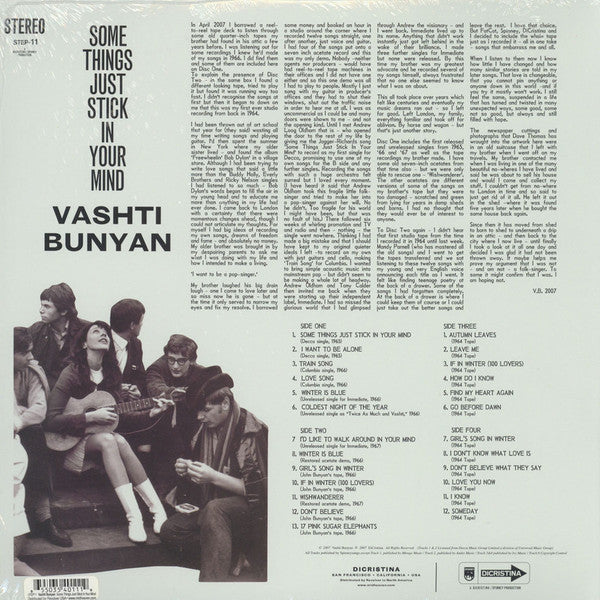 Vashti Bunyan : Some Things Just Stick In Your Mind (Singles And Demos 1964 To 1967) (LP,Compilation)