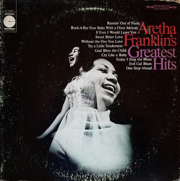 Aretha Franklin : Aretha Franklin's Greatest Hits (LP, Comp, Ltd, RE, CRC)