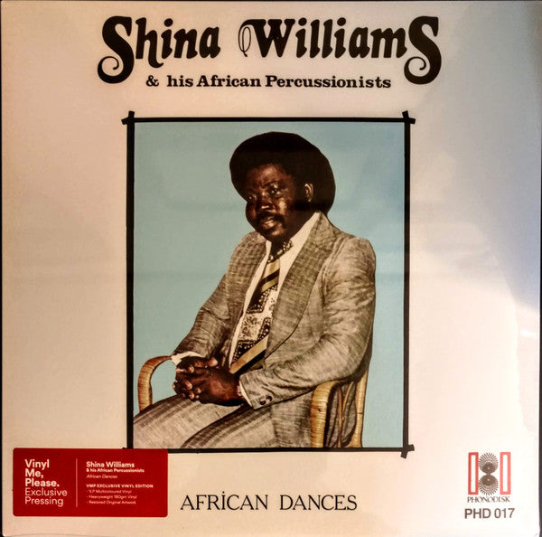 Shina Williams & His African Percussionists : African Dances (LP, Album, Club, Num, RE, Cya)