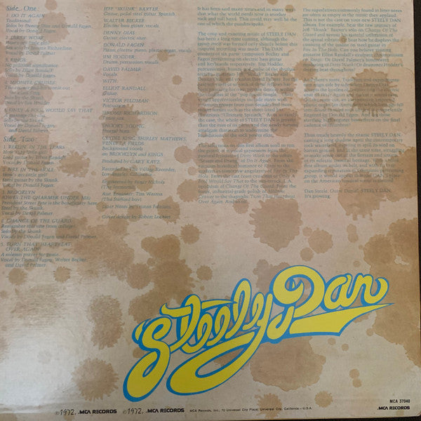 Steely Dan : Can't Buy A Thrill (LP, Album, RE, Pin)