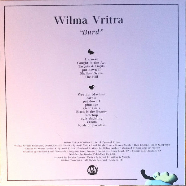 Wilma Vritra : Burd (LP, Album)