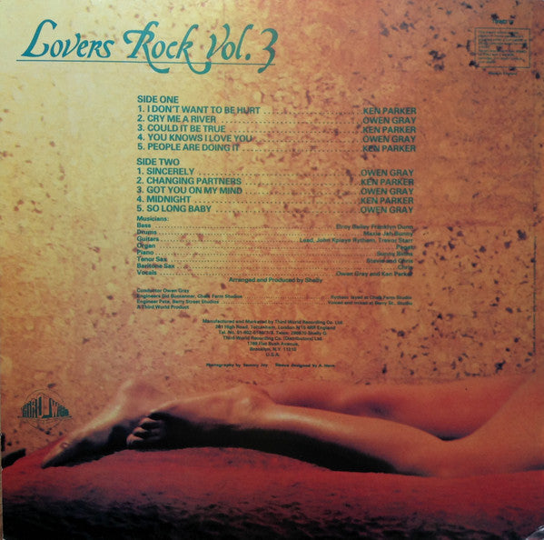 Owen Gray And Ken Parker : Lovers Rock Vol. 3 (LP)