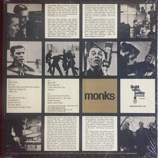 Monks* : Black Monk Time (2xLP, Album, RE, RM)