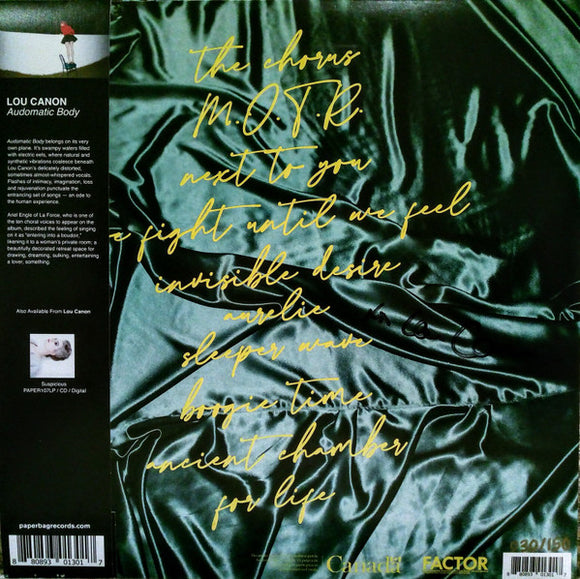 Lou Canon : Audomatic Body (LP, Album, Ltd, Num, Red)