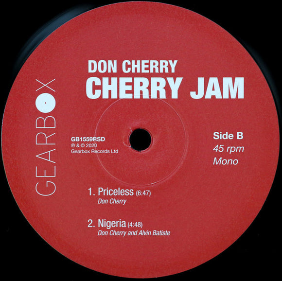 Don Cherry : Cherry Jam  (12", EP, RSD, Mono, Ltd, Num)