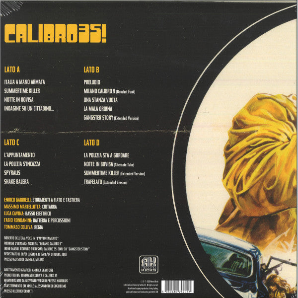 Calibro 35 : Calibro 35! (2xLP, Ltd, M/Print, RE)