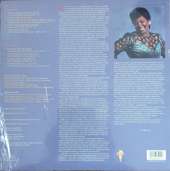 Dorothy Moore : Time Out For Me (LP, Album, Car)