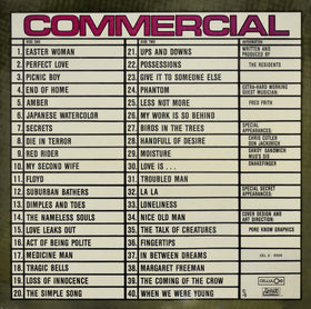 The Residents : Commercial Album (LP, Album)