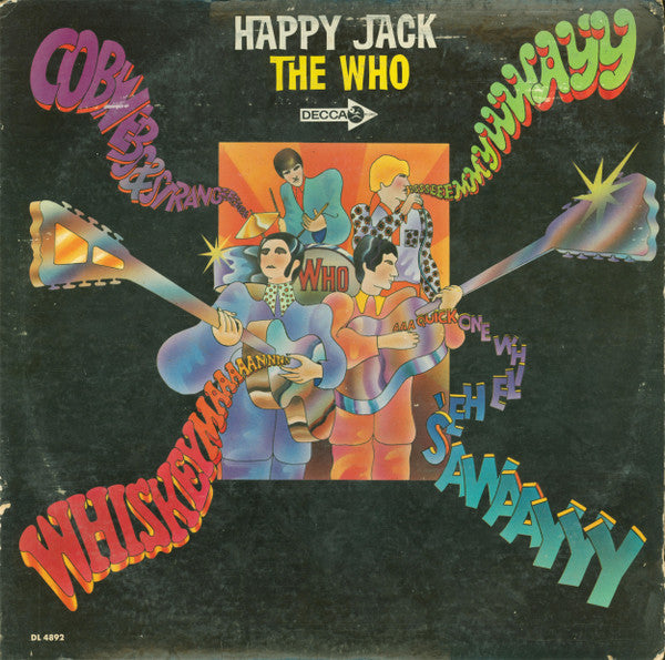 The Who : Happy Jack (LP, Album, Mono, Pin)