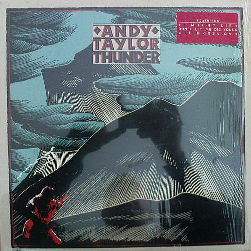 Andy Taylor : Thunder (LP, Album, Pin)