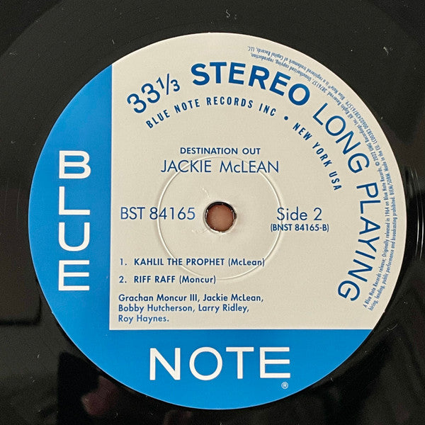 Jackie McLean : Destination... Out! (LP,Album,Reissue,Stereo)