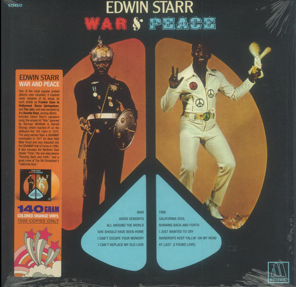 Edwin Starr : War And Peace (LP, Album, Ltd, RE, Ora)