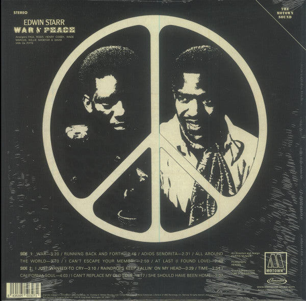 Edwin Starr : War And Peace (LP, Album, Ltd, RE, Ora)