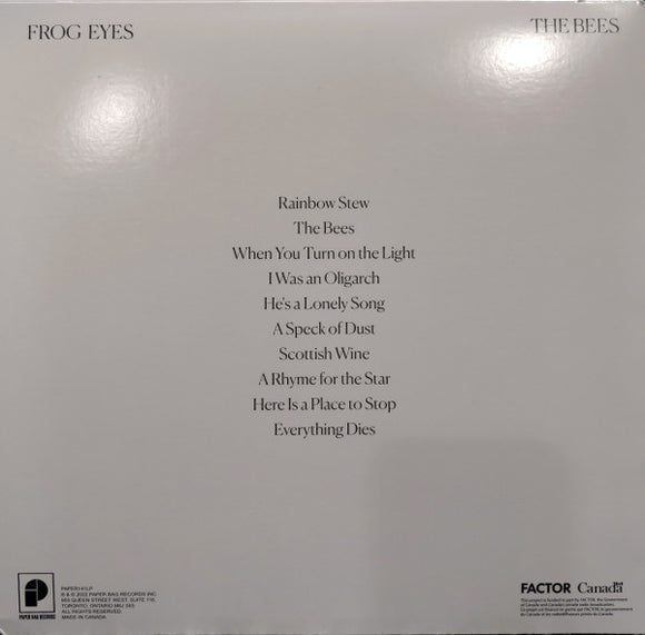 Frog Eyes : The Bees (LP, Album, Ltd, Cha)