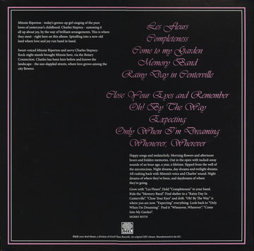 Minnie Riperton : Come To My Garden (LP, Album, RSD, Ltd, RE, Lil)