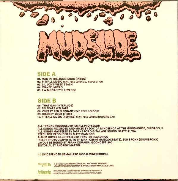 Vic Spencer & Small Professor : Mudslide (LP,Album,Stereo)