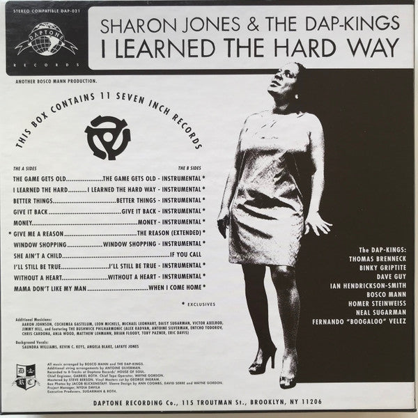 Sharon Jones & The Dap-Kings : I Learned The Hard Way (11x7", RSD + Box, RSD, Ltd)