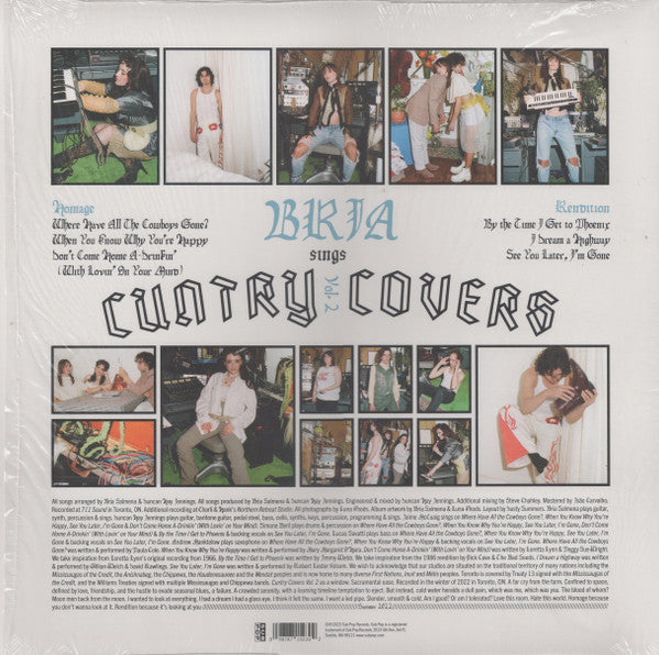 Bria : Cuntry Covers Vol. 2 (12", EP, Ltd, Red)