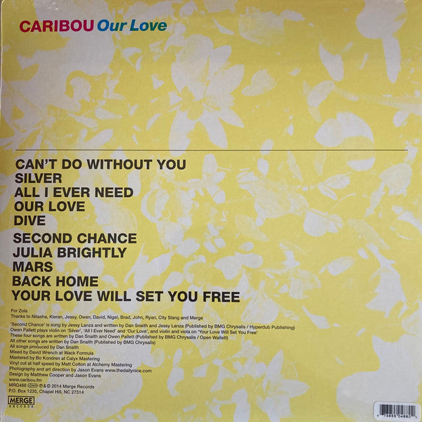 Caribou : Our Love (LP, Ltd, RM, RP, Hal)