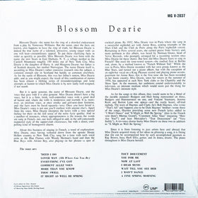Blossom Dearie : Blossom Dearie (LP, Album, Mono, RE, 180)
