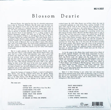 Blossom Dearie : Blossom Dearie (LP, Album, Mono, RE, 180)