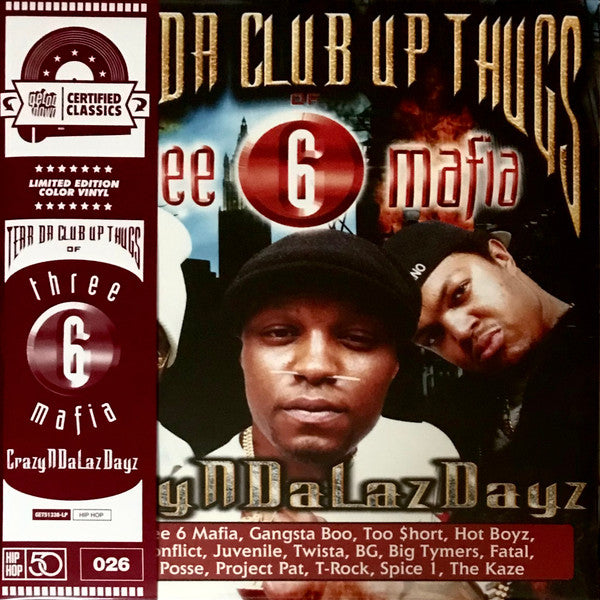 Tear Da Club Up Thugs Of Three 6 Mafia : CrazyNDaLazDayz (LP,Album,Limited Edition,Numbered,Reissue)