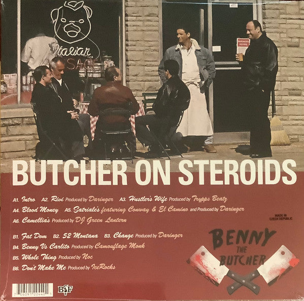 Benny (45) x DJ Green Lantern : Butcher on Steroids (LP,Album,Reissue)