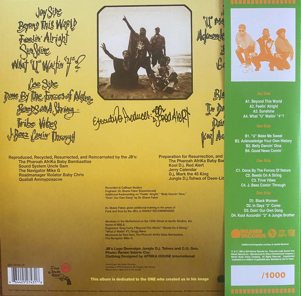 Jungle Brothers : Done By The Forces Of Nature (LP,Album,Limited Edition,Numbered,Reissue)