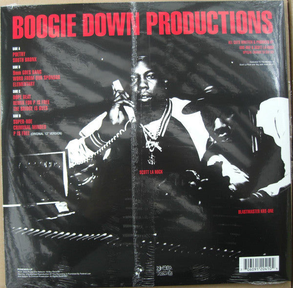 Boogie Down Productions : Criminal Minded (LP,Album,Reissue)