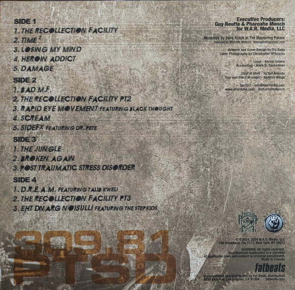 Pharoahe Monch : P.T.S.D. (Post Traumatic Stress Disorder) (2xLP, Album, RE, Hel)