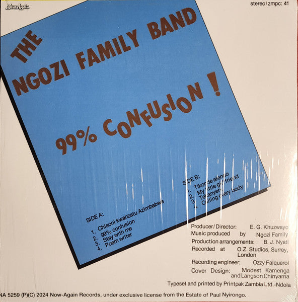 Ngozi Family : 99% Confusion (LP,Album,Reissue)