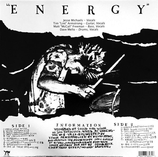 Operation Ivy : Energy (LP, Album, RE)