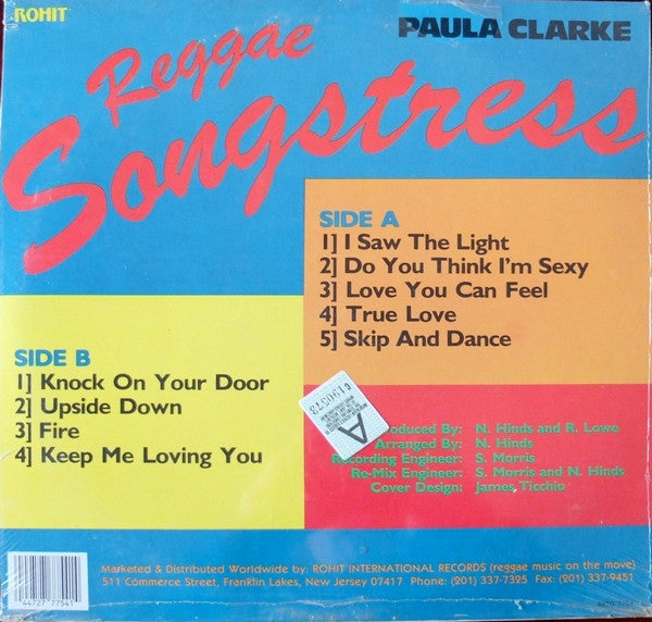 Paula Clarke : Reggae Songstress (LP, Album)