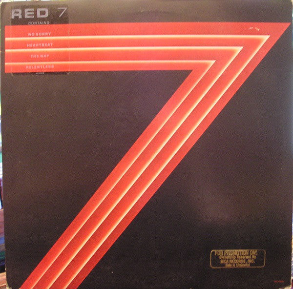 Red 7 : Red 7 (LP, Album, Pin)