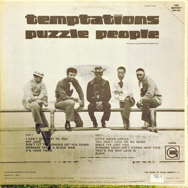 The Temptations : Puzzle People (LP, Album, Ind)