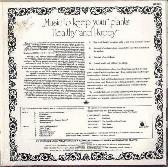 Baroque Bouquet : Plant Music (LP)