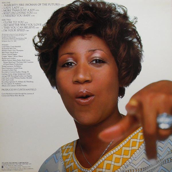 Aretha* : Almighty Fire (LP, Album, Pre)