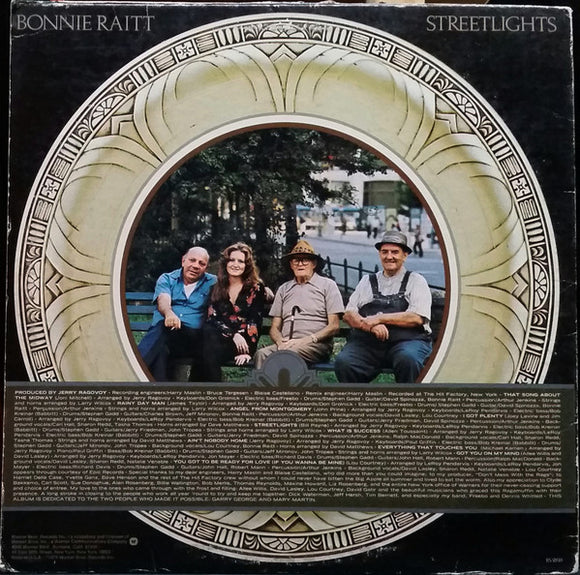 Bonnie Raitt : Streetlights (LP, Album, RE, Los)