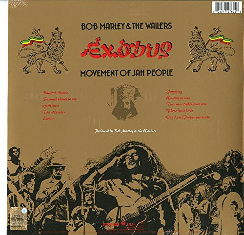 Bob Marley & The Wailers : Exodus (LP, Album, RE, RM, 180)