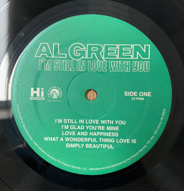 Al Green : I'm Still In Love With You (LP, Album, RE, 180)