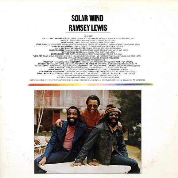 Ramsey Lewis : Solar Wind (LP, Album, Pit)
