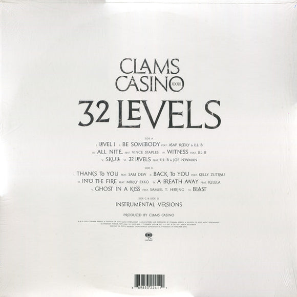 Clams Casino : 32 Levels (2xLP, Album, Dlx)
