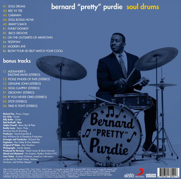 Bernard Purdie : Soul Drums (2xLP, Album, RE, RM, S/Edition)