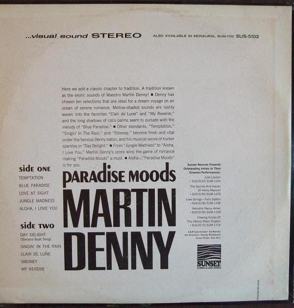 Martin Denny : Paradise Moods (LP, Comp)