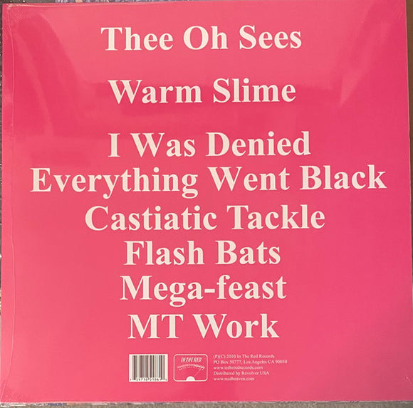 Thee Oh Sees : Warm Slime (LP, Album, RP, Gre)